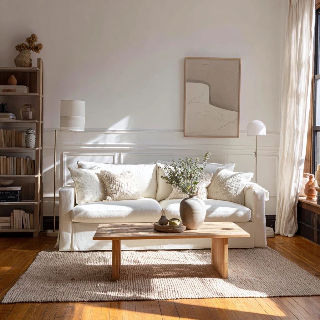 aesthetic white background