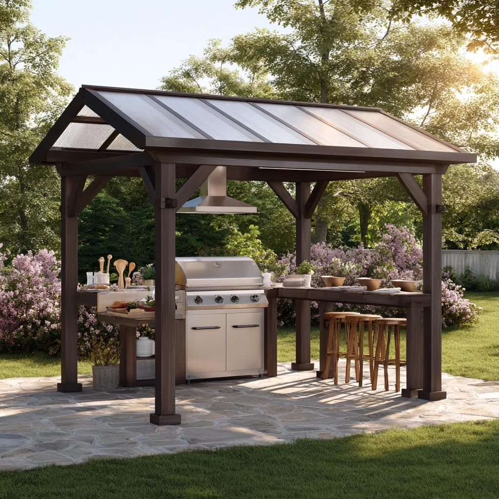 backyard grill gazebo