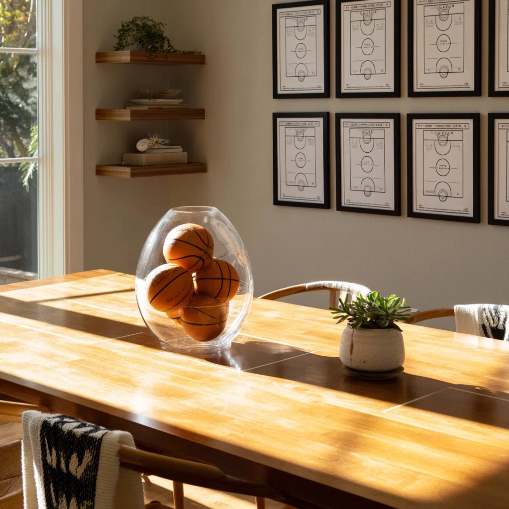 basketball centerpiece ideas