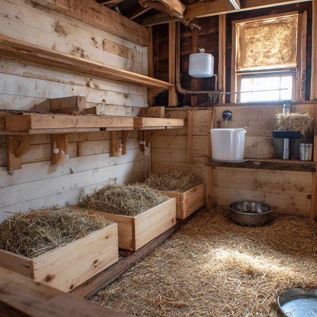 chicken coop interior ideas
