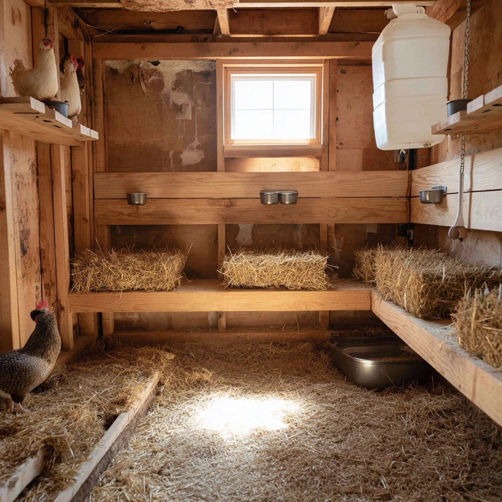 chicken coop interior ideas