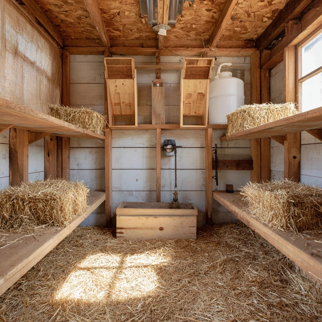 chicken coop interior ideas