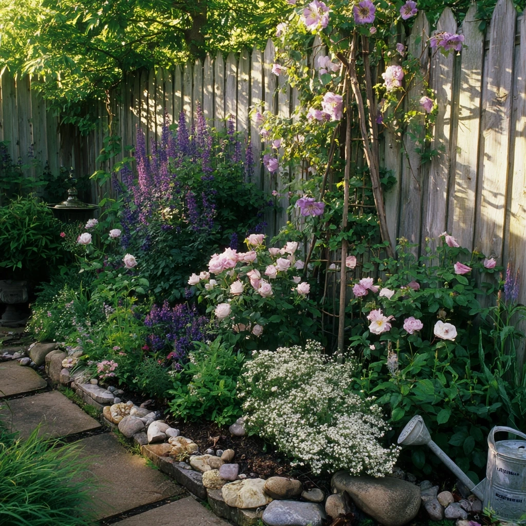 corner flower bed ideas