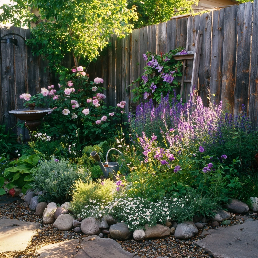 corner flower bed ideas