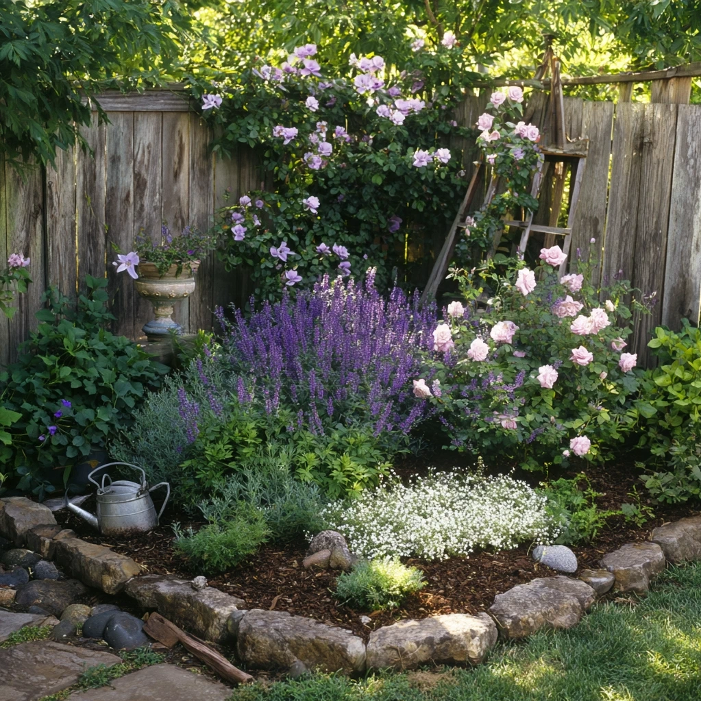 corner flower bed ideas