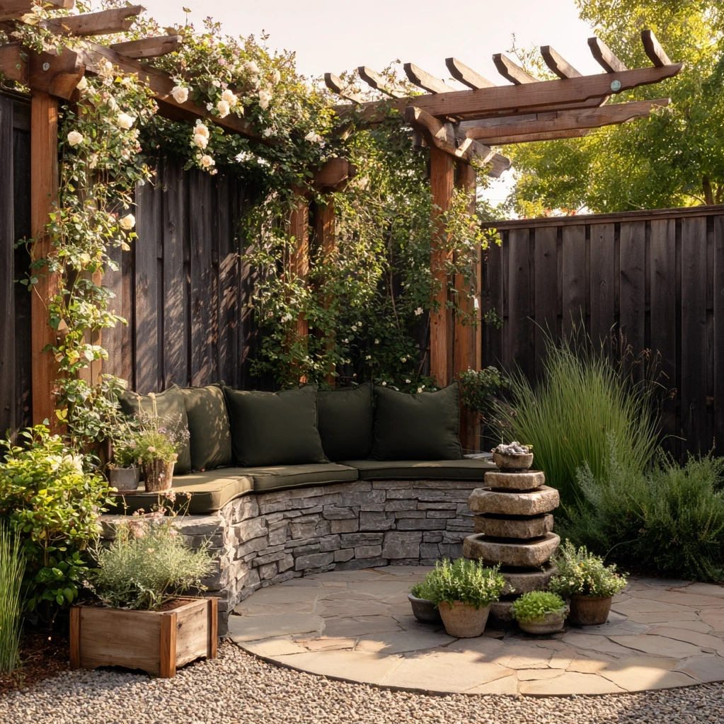 corner garden ideas backyards