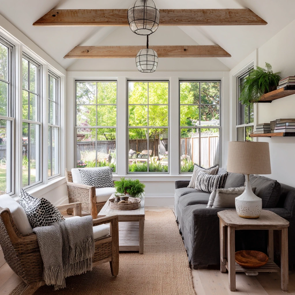 cozy enclosed porches