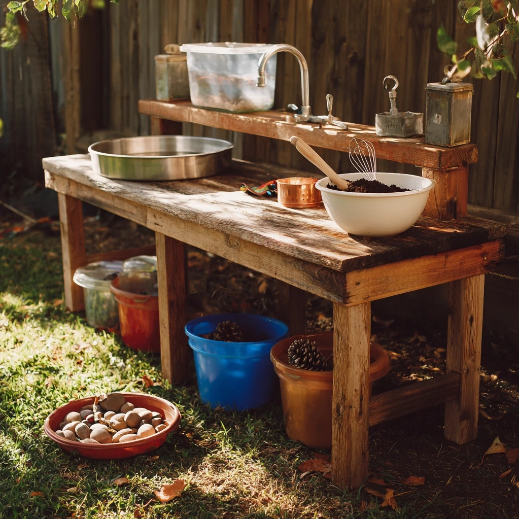 diy mud kitchen