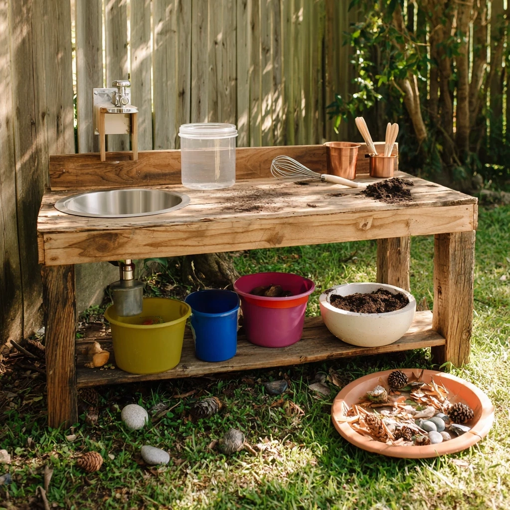 diy mud kitchen