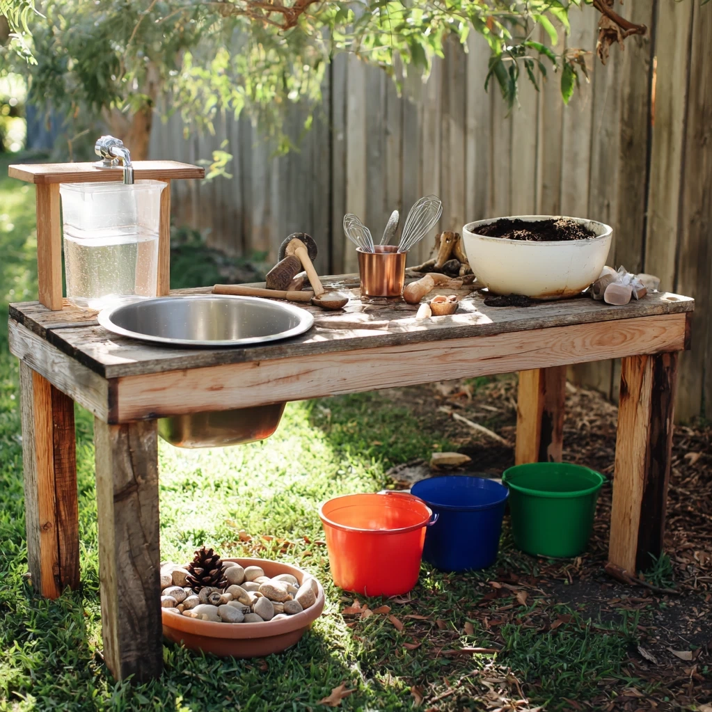 diy mud kitchen