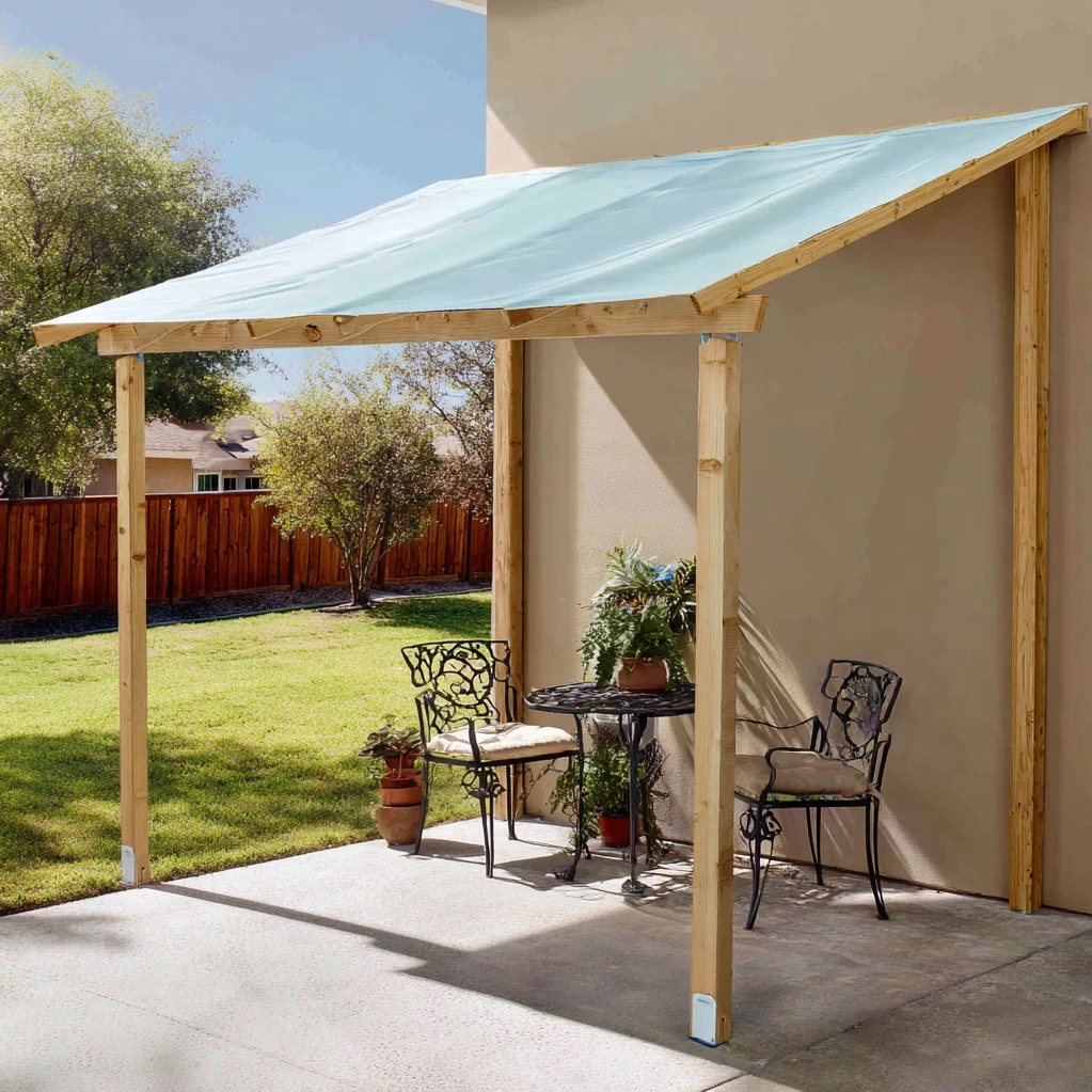 diy patio awning