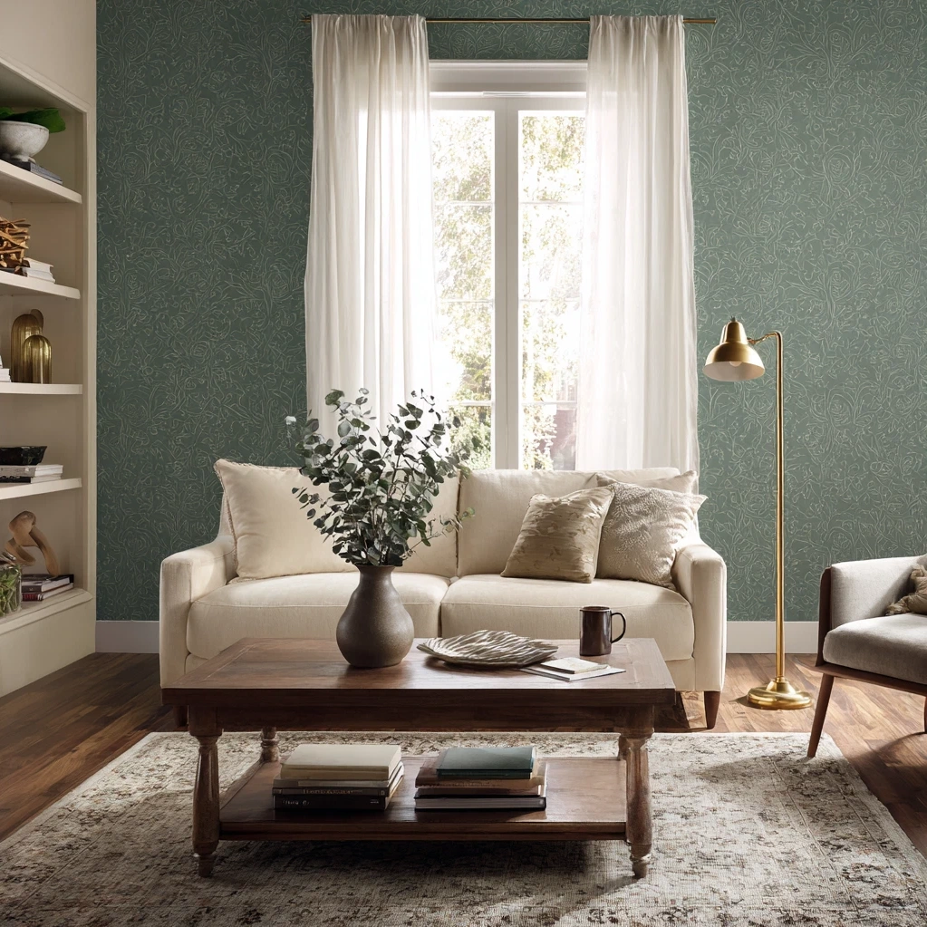 emerald green wallpaper