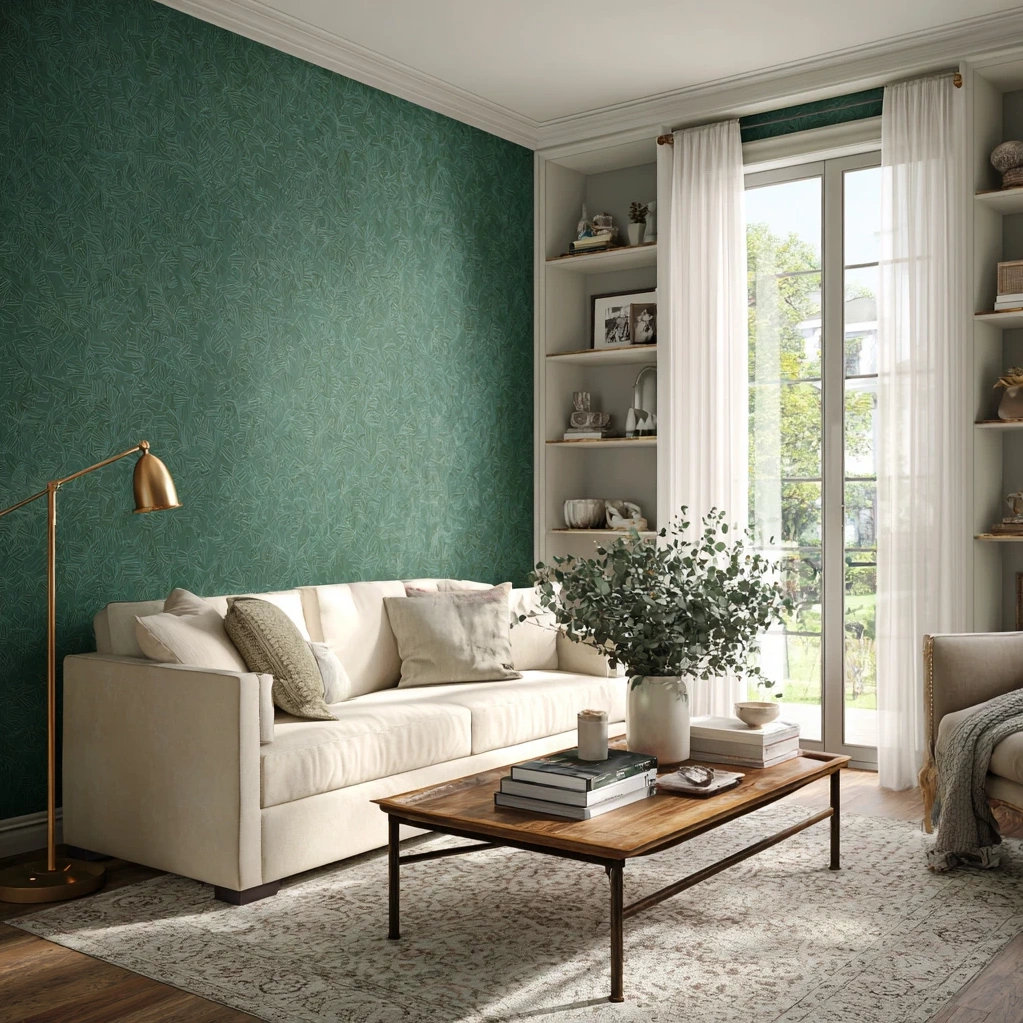 emerald green wallpaper