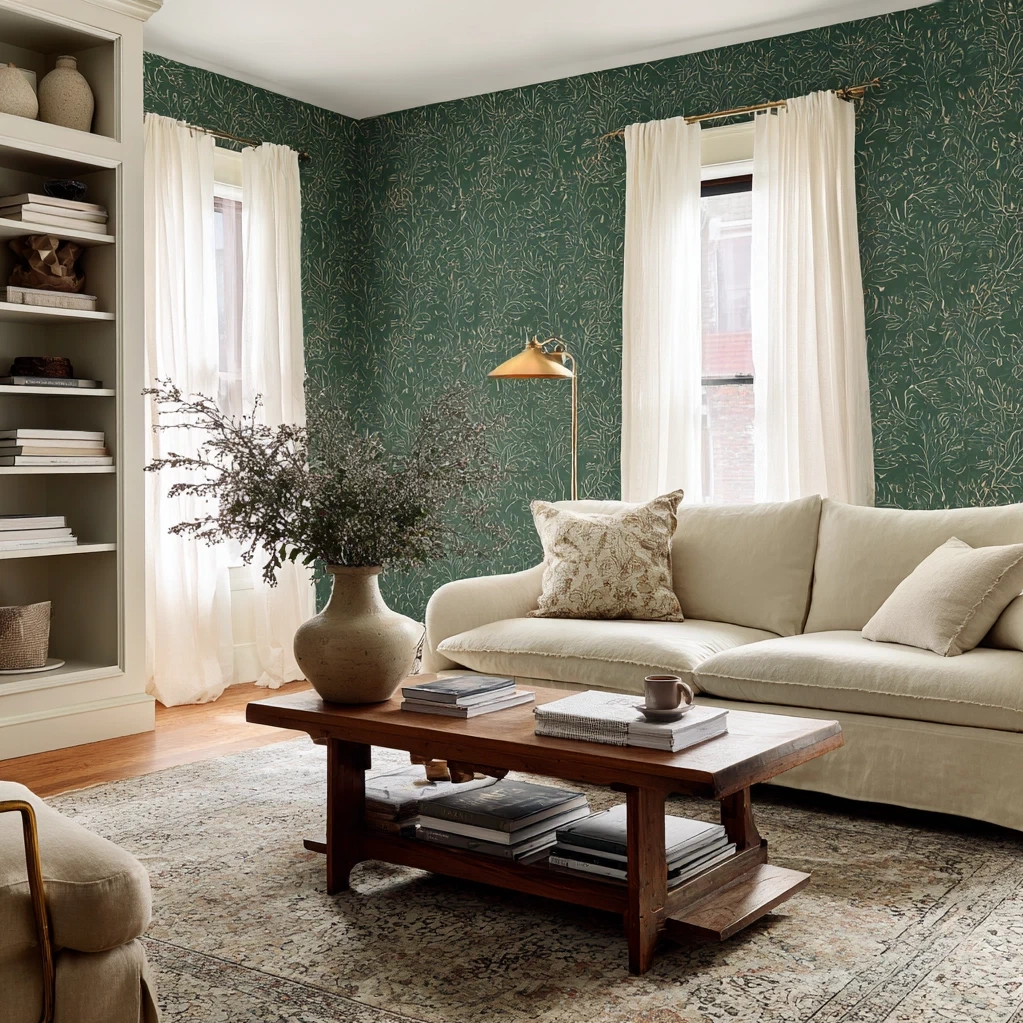 emerald green wallpaper