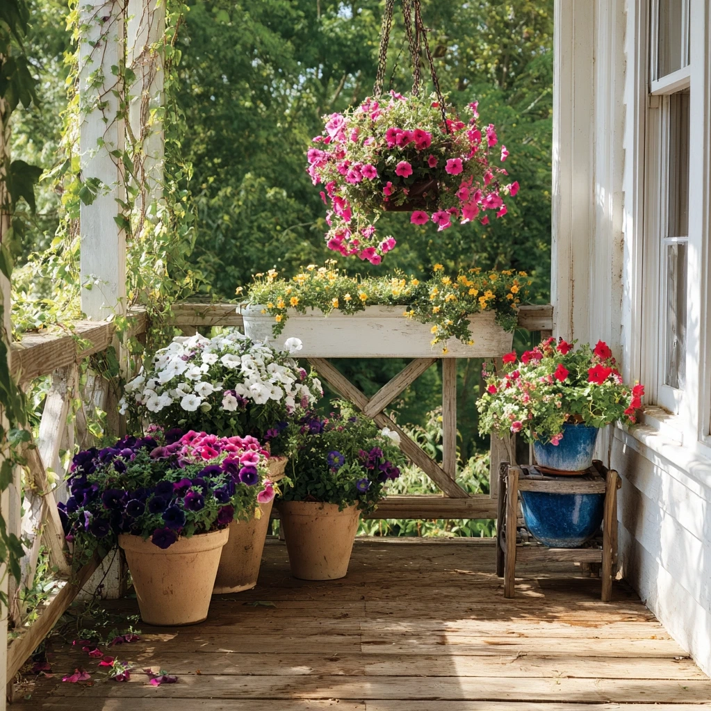 front porch flowers
