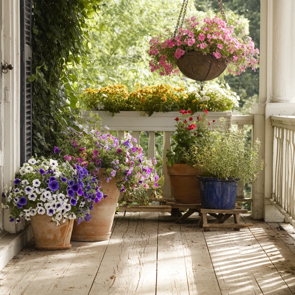 front porch flowers