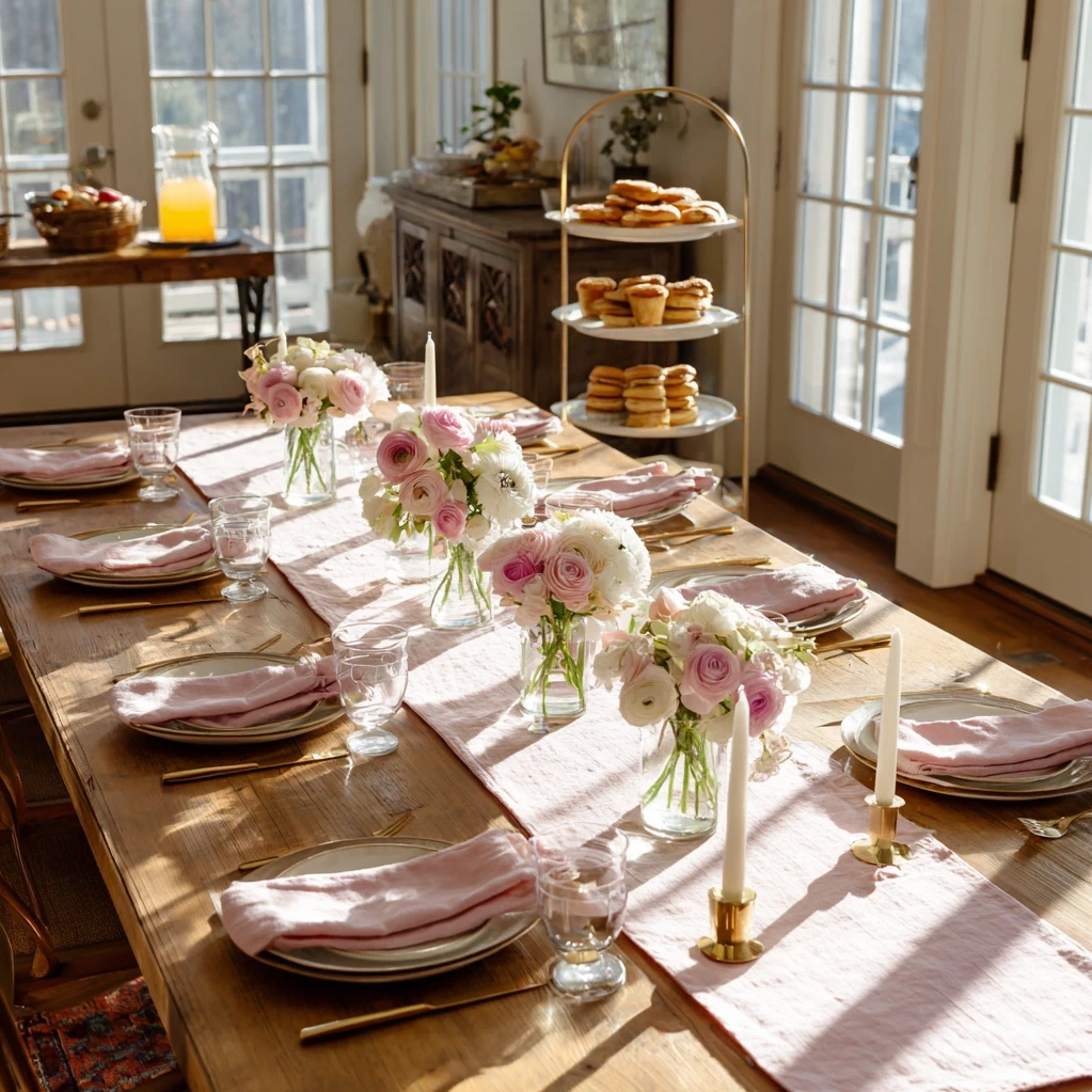galentine brunch tablescapes