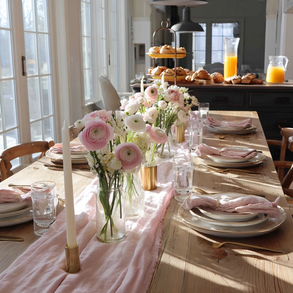 galentine brunch tablescapes