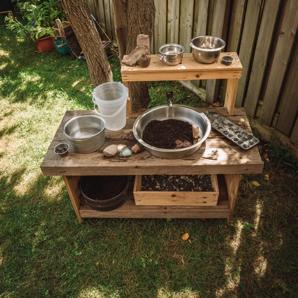 kids mud kitchen