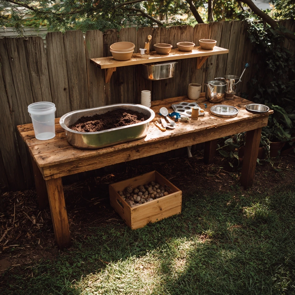 kids mud kitchen