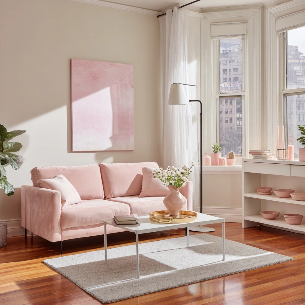 light pink decor