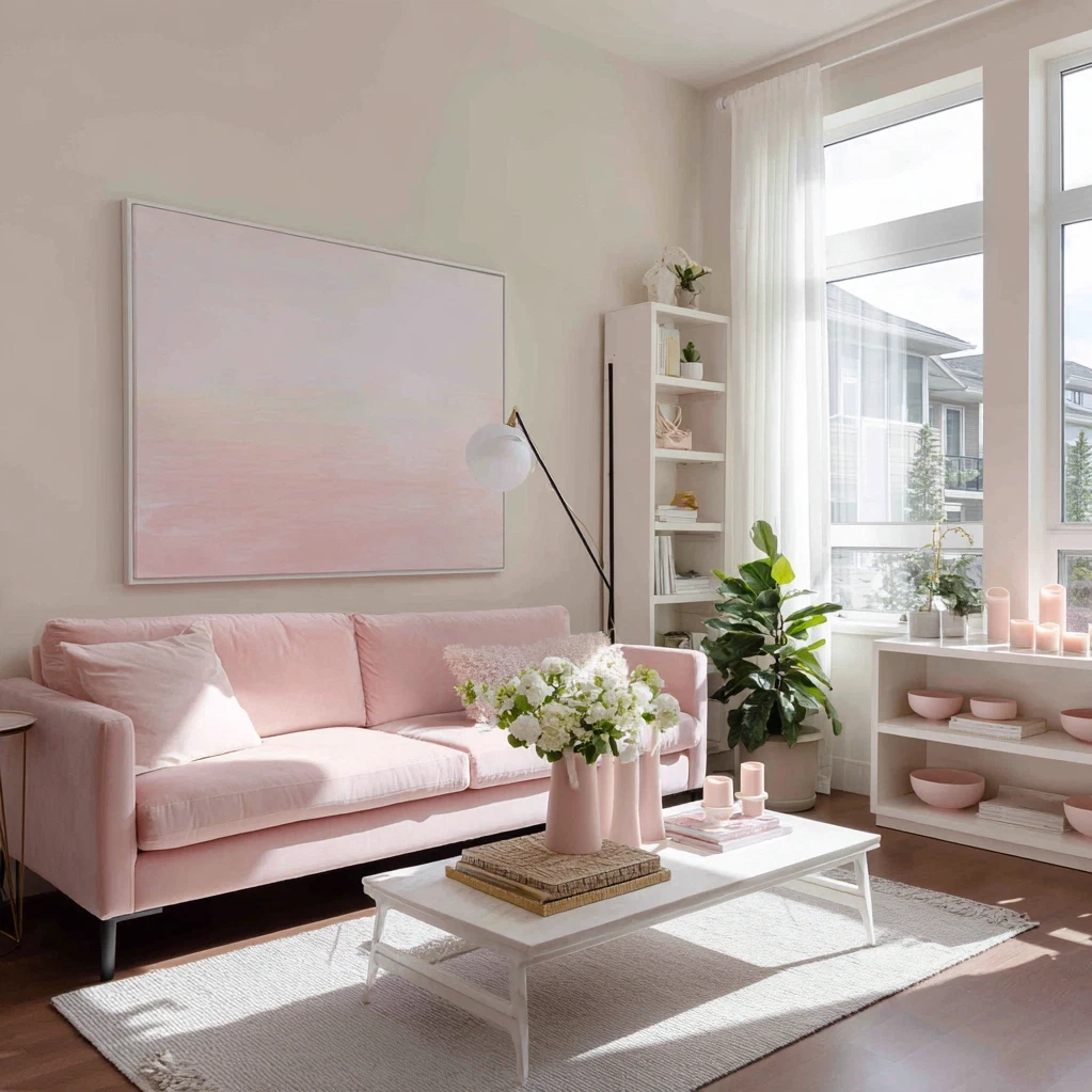 light pink decor