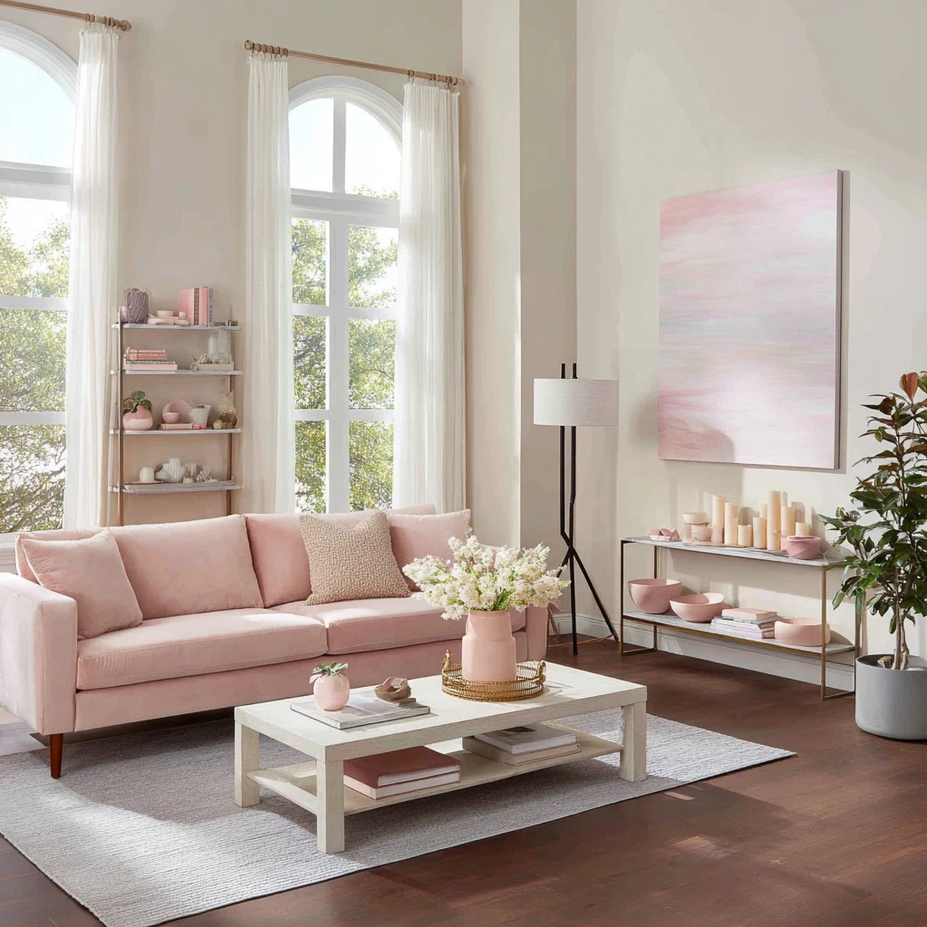 light pink decor