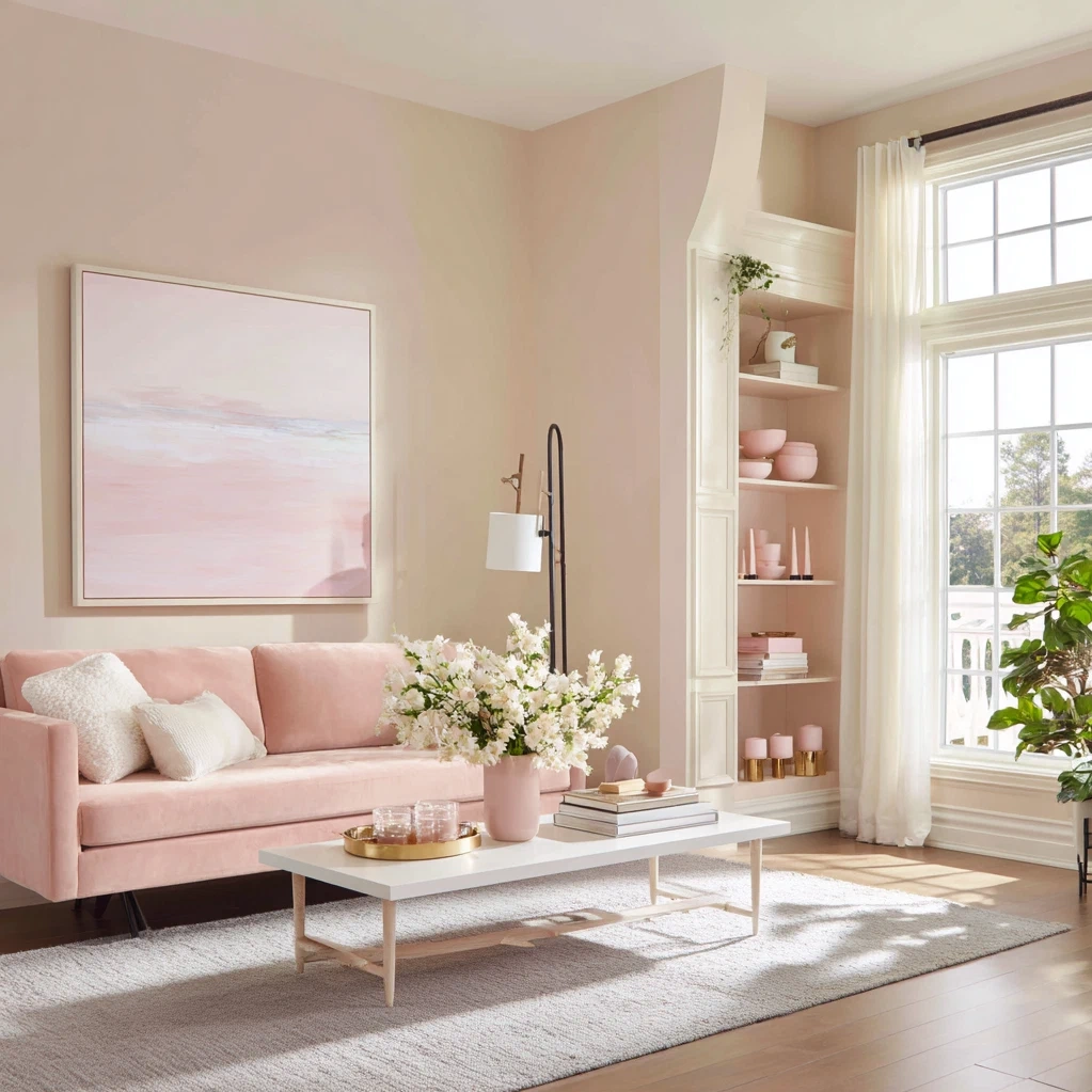 light pink decor