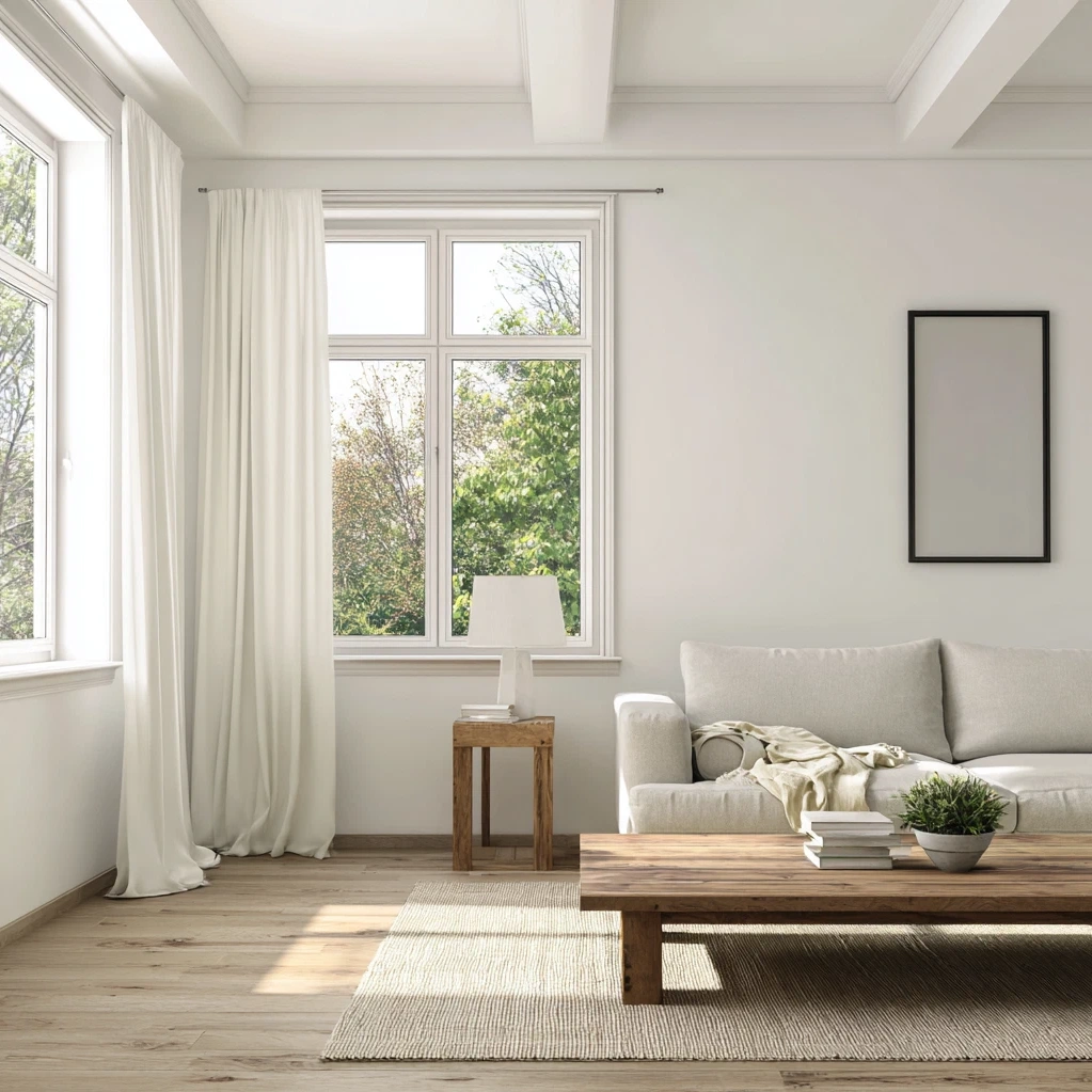 minimal white background