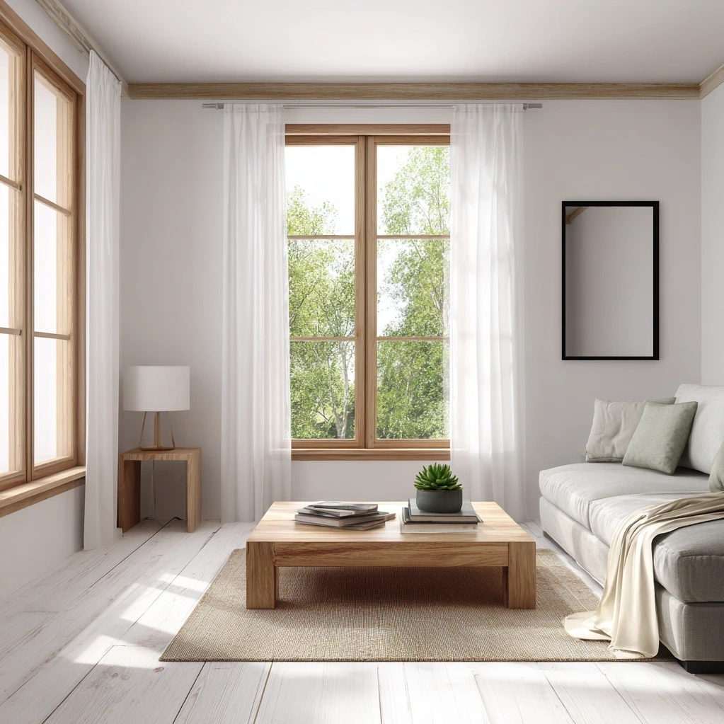 minimal white background