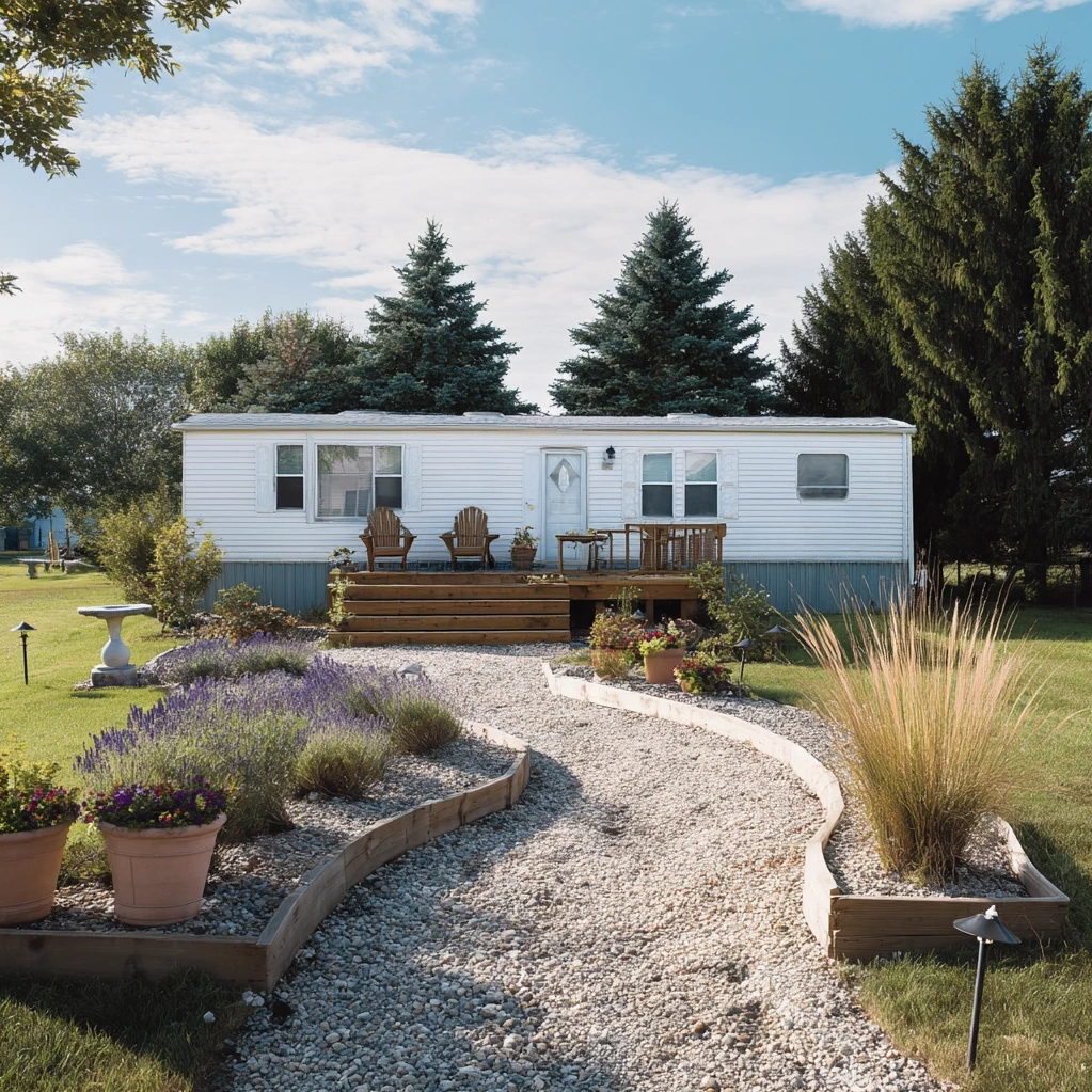 mobile home landscaping ideas