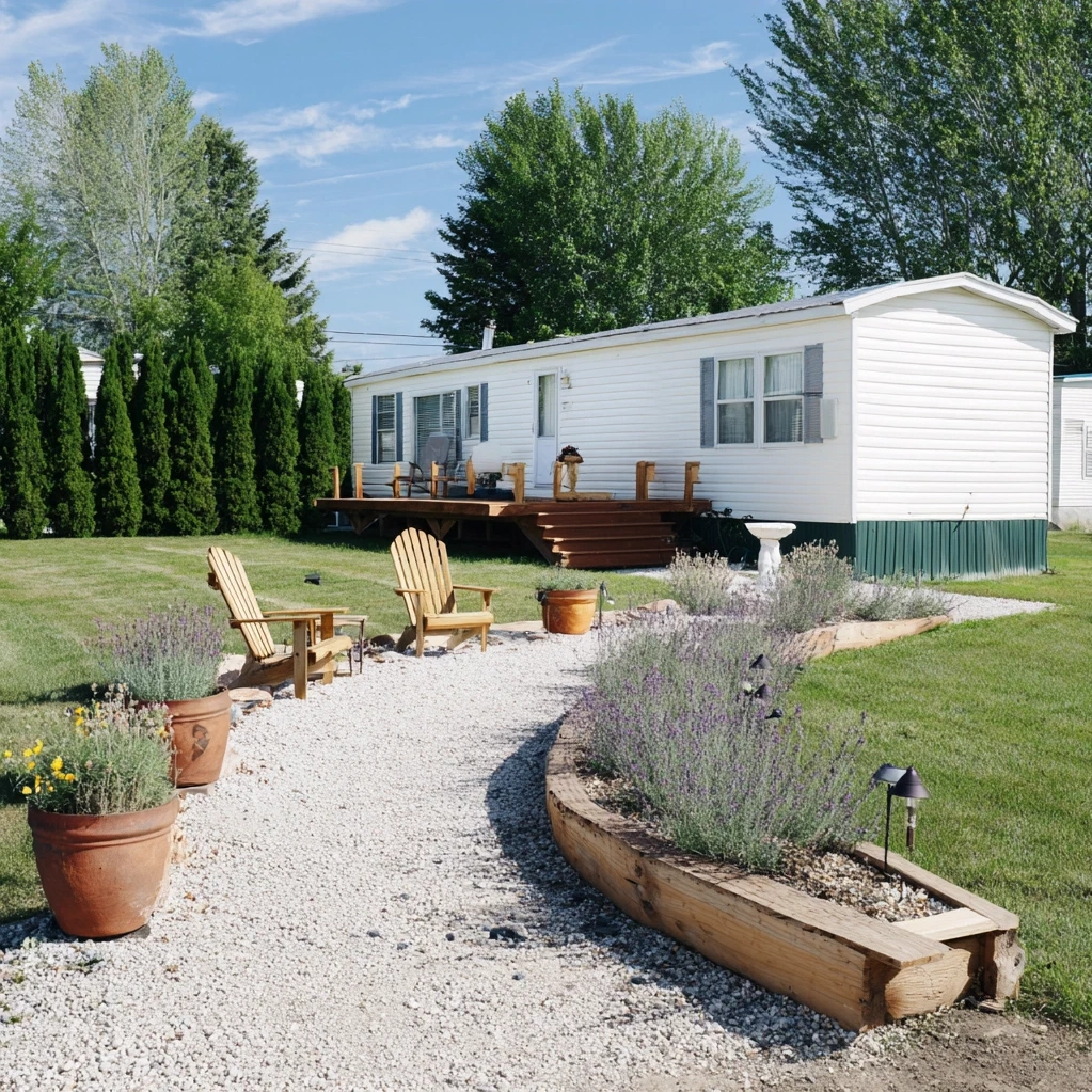 mobile home landscaping ideas