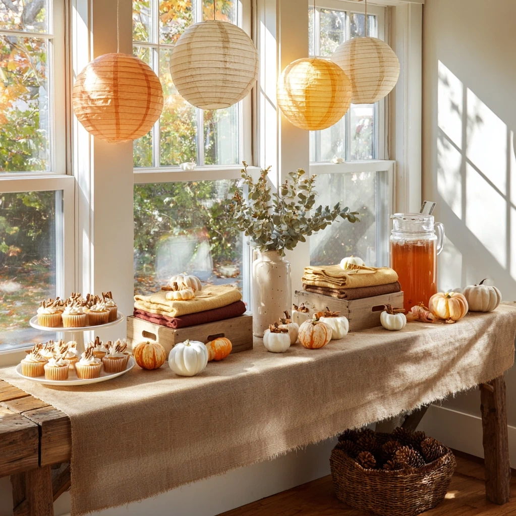 october baby shower ideas