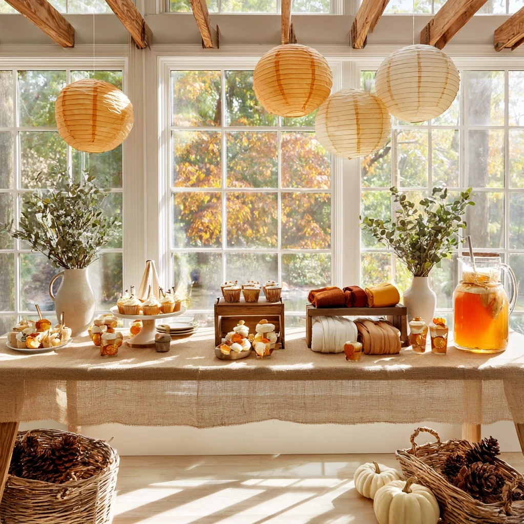 october baby shower ideas