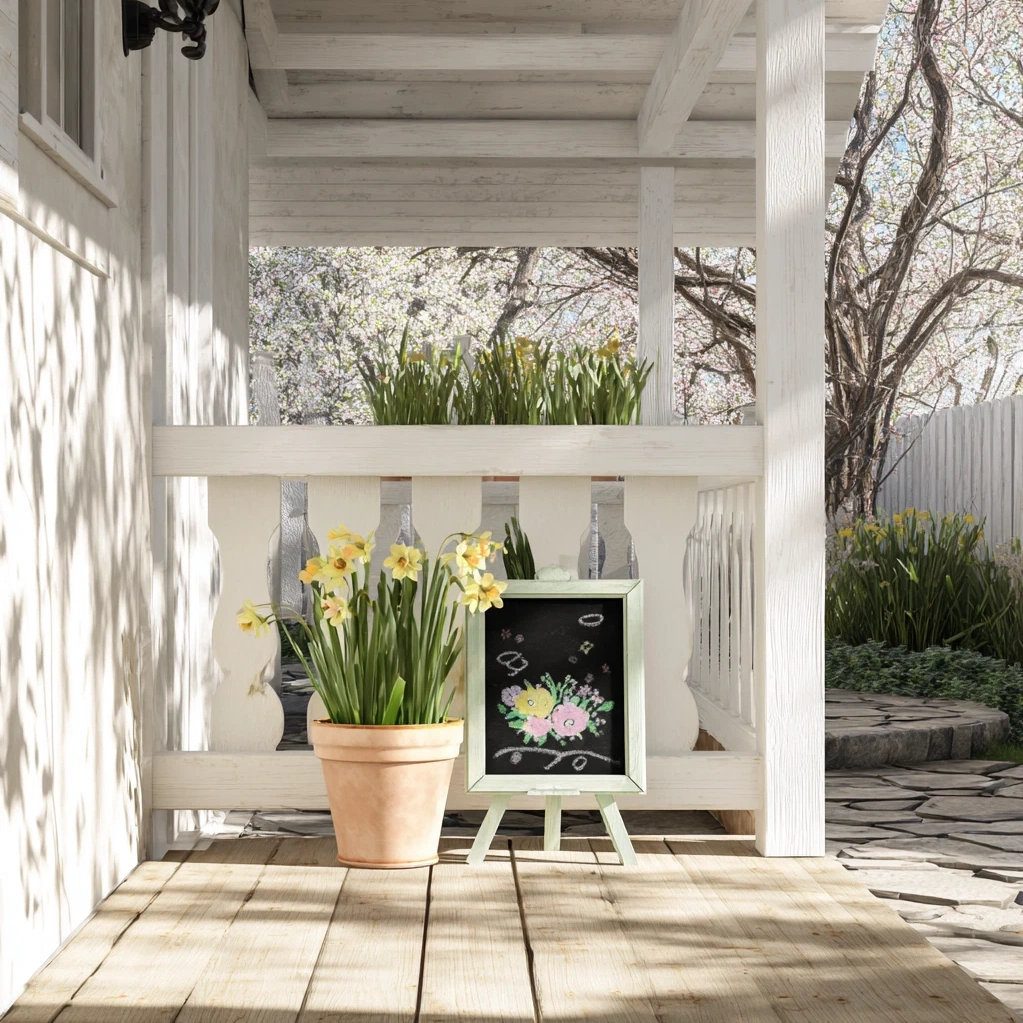 spring chalk ideas