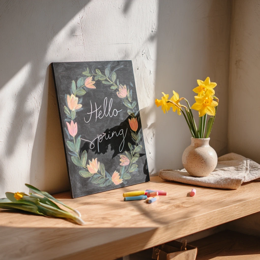 spring chalkboard ideas