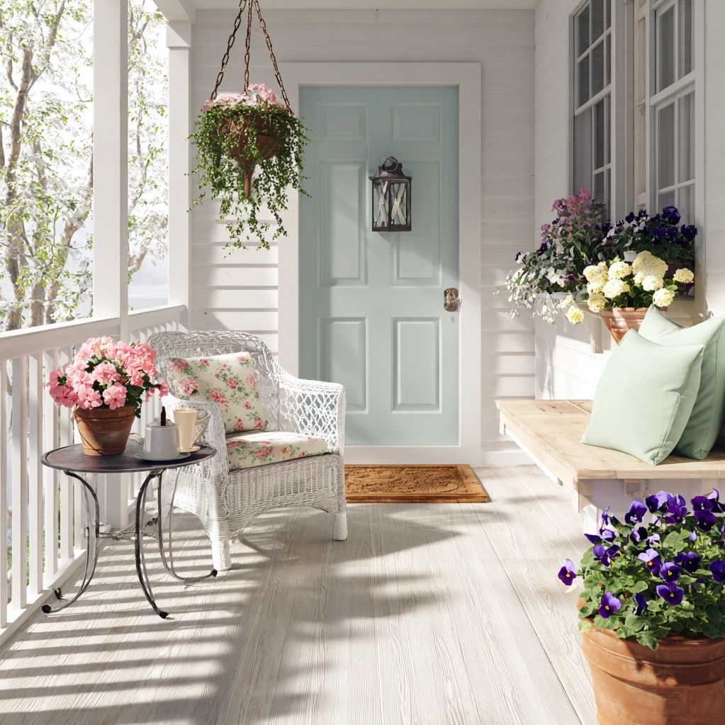 spring front porch
