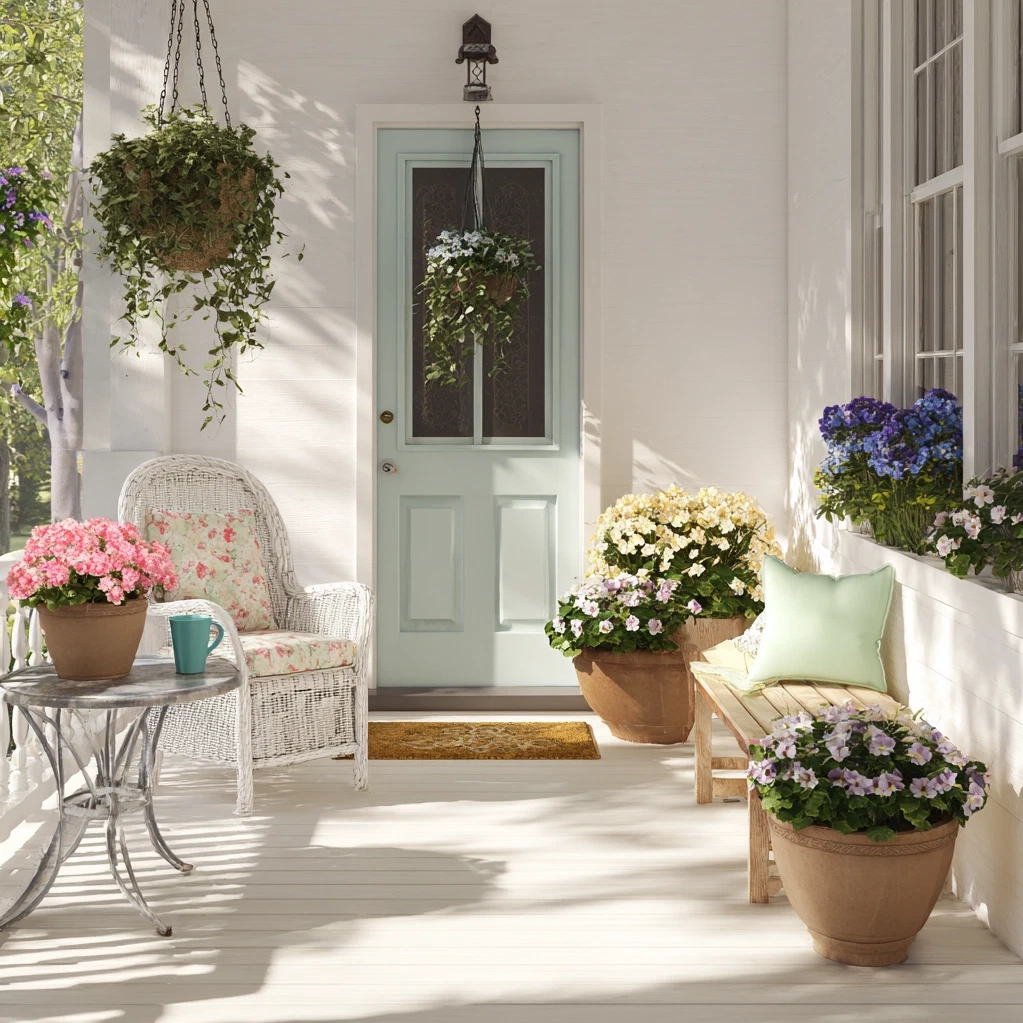spring front porch