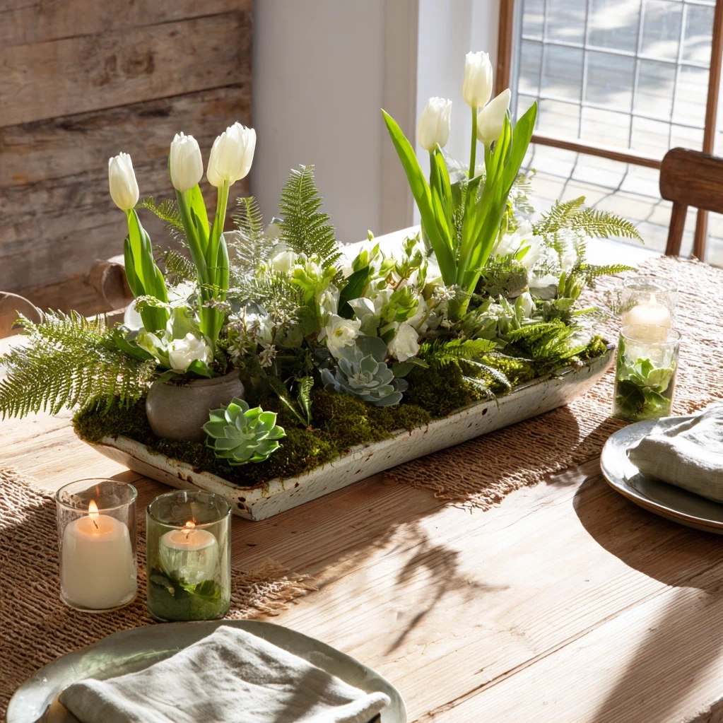 spring green centerpieces