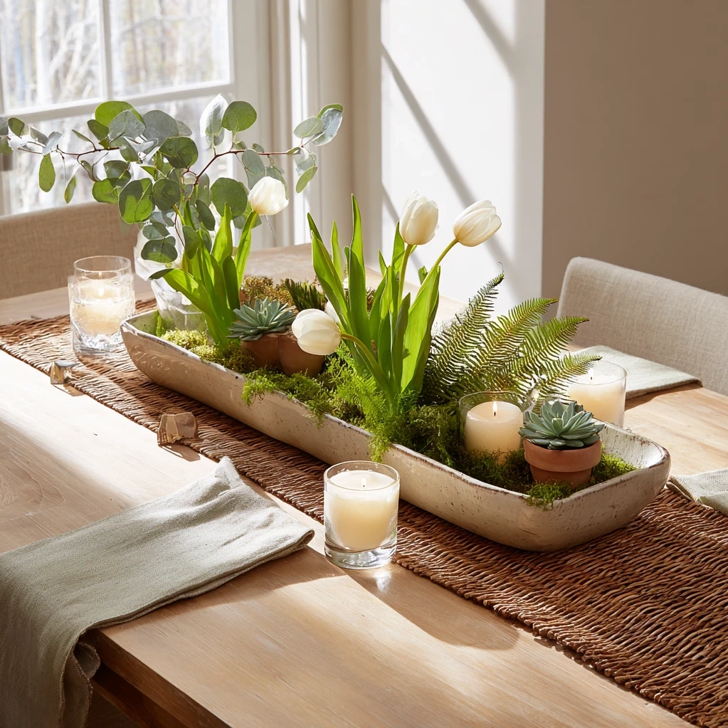 spring green centerpieces