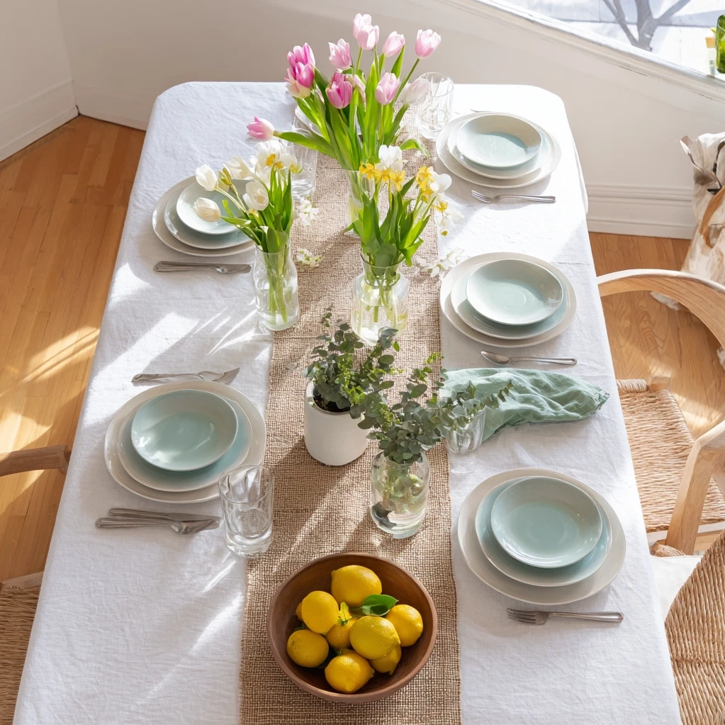 spring table settings