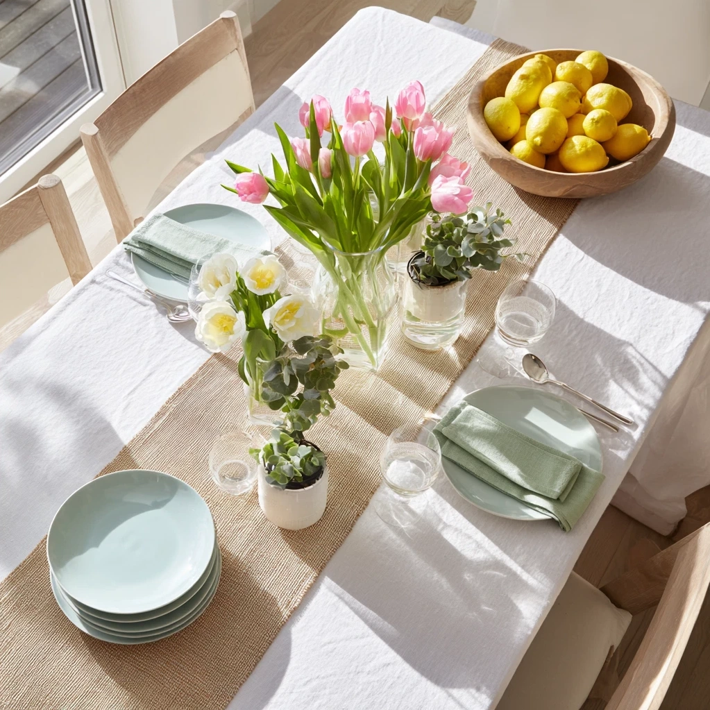 spring table settings