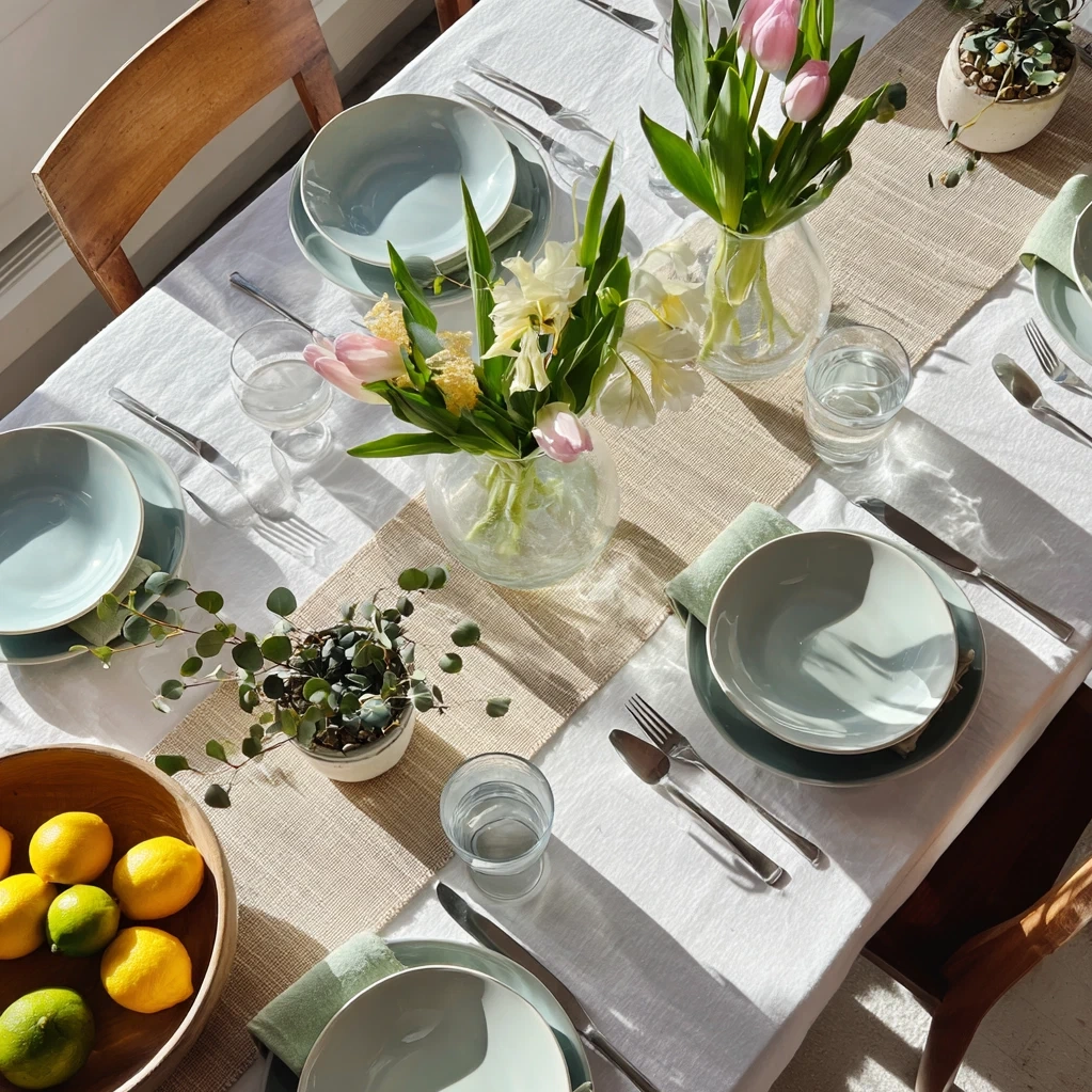spring table settings