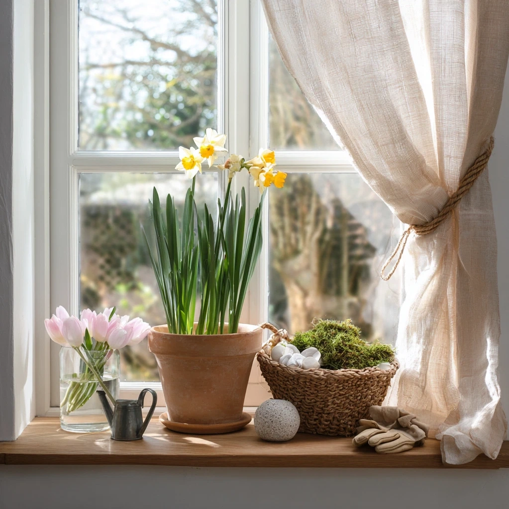 spring window display