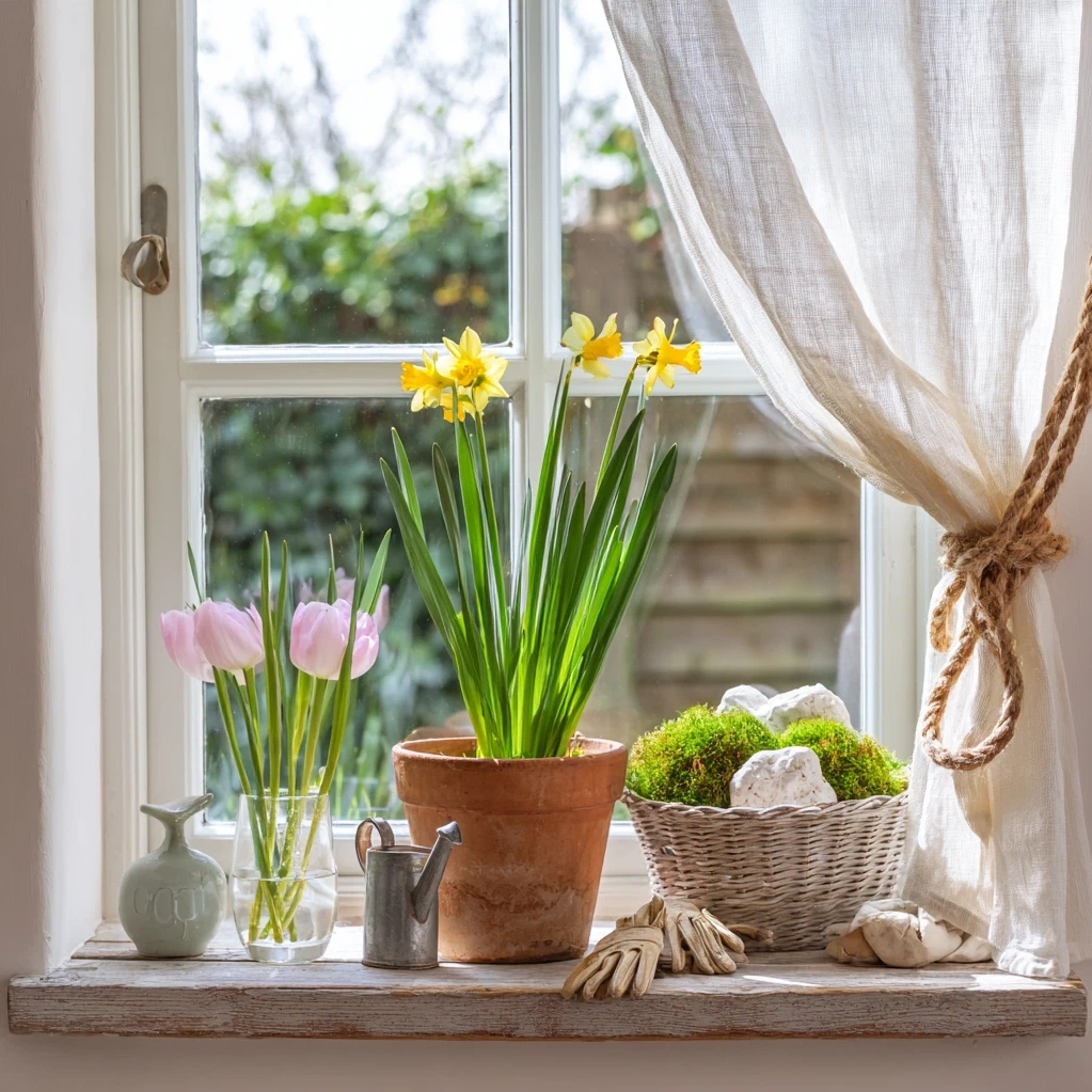 spring window display