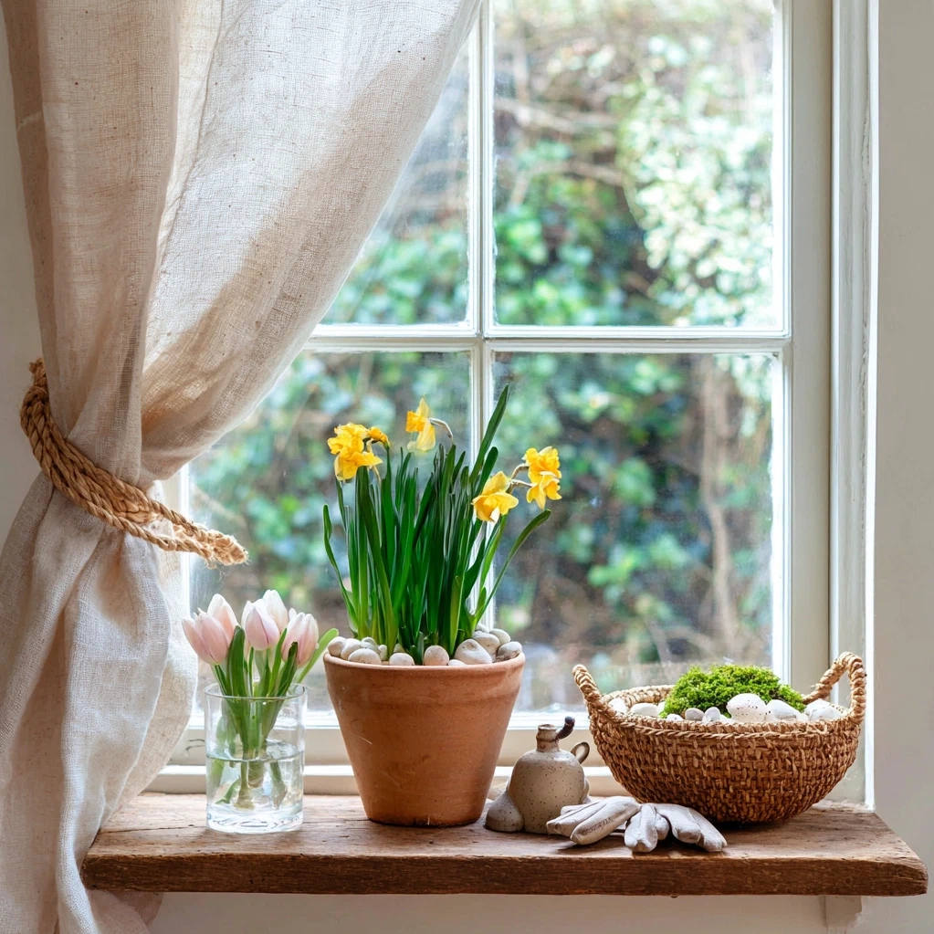 spring window display
