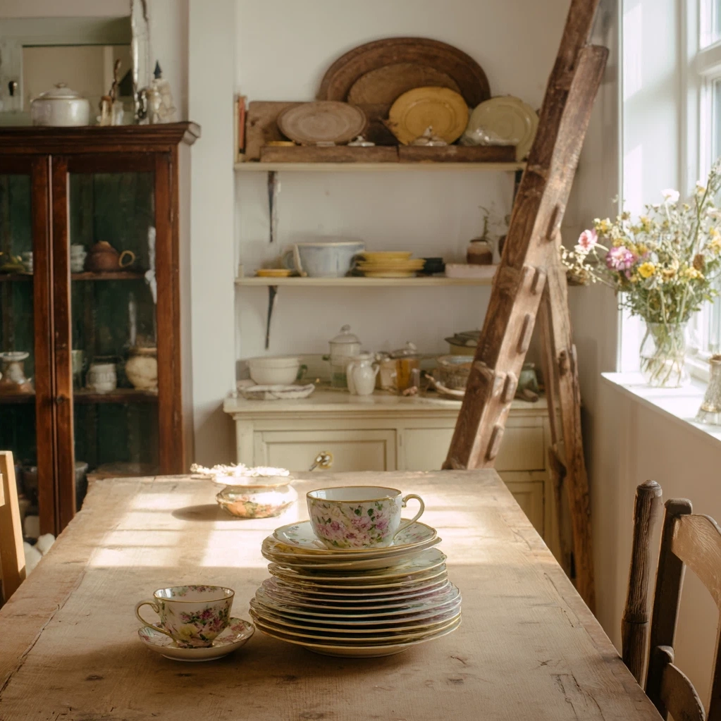 vintage dishware collection