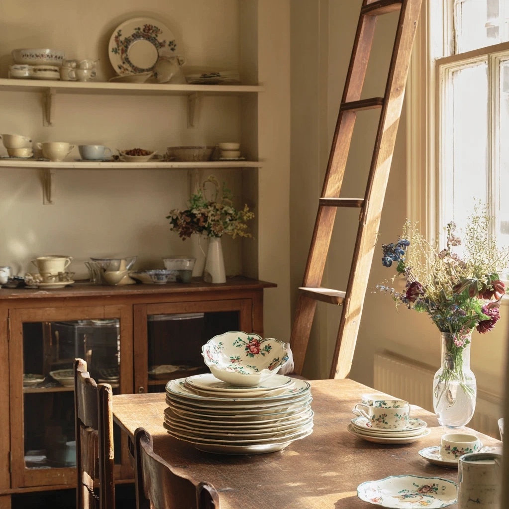 vintage dishware collection