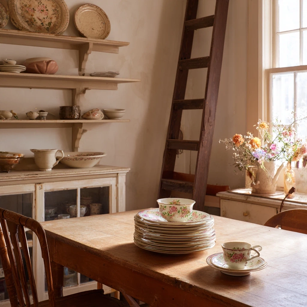 vintage dishware collection