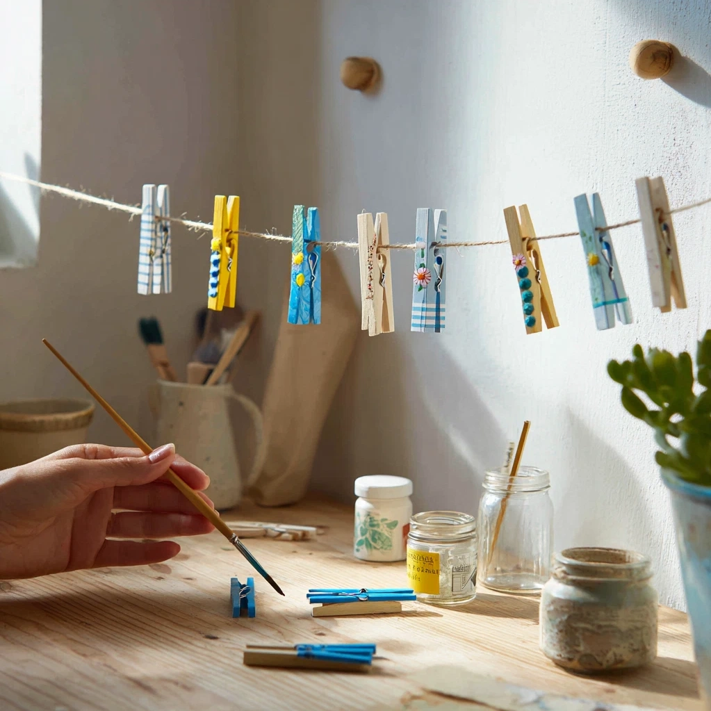 volleyball clothespins craft